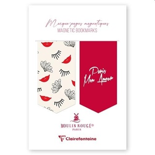 P0130-1253 - Mgneses Knyvjelz Clairefontaine Moulin Rouge, 10,5x15,5cm