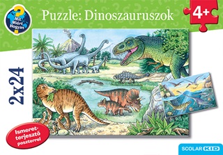  - Puzzle: Dinoszauruszok (2x24 4+)